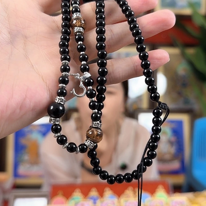 吊坠唐卡绳-更登元旦-毛毛