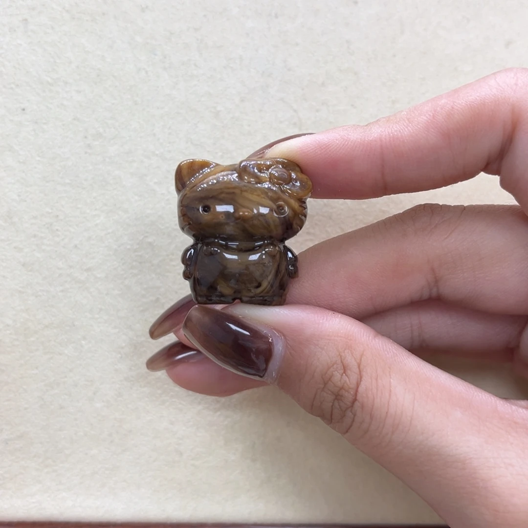 琥珀未镶嵌裸石天然琥珀根珀kt