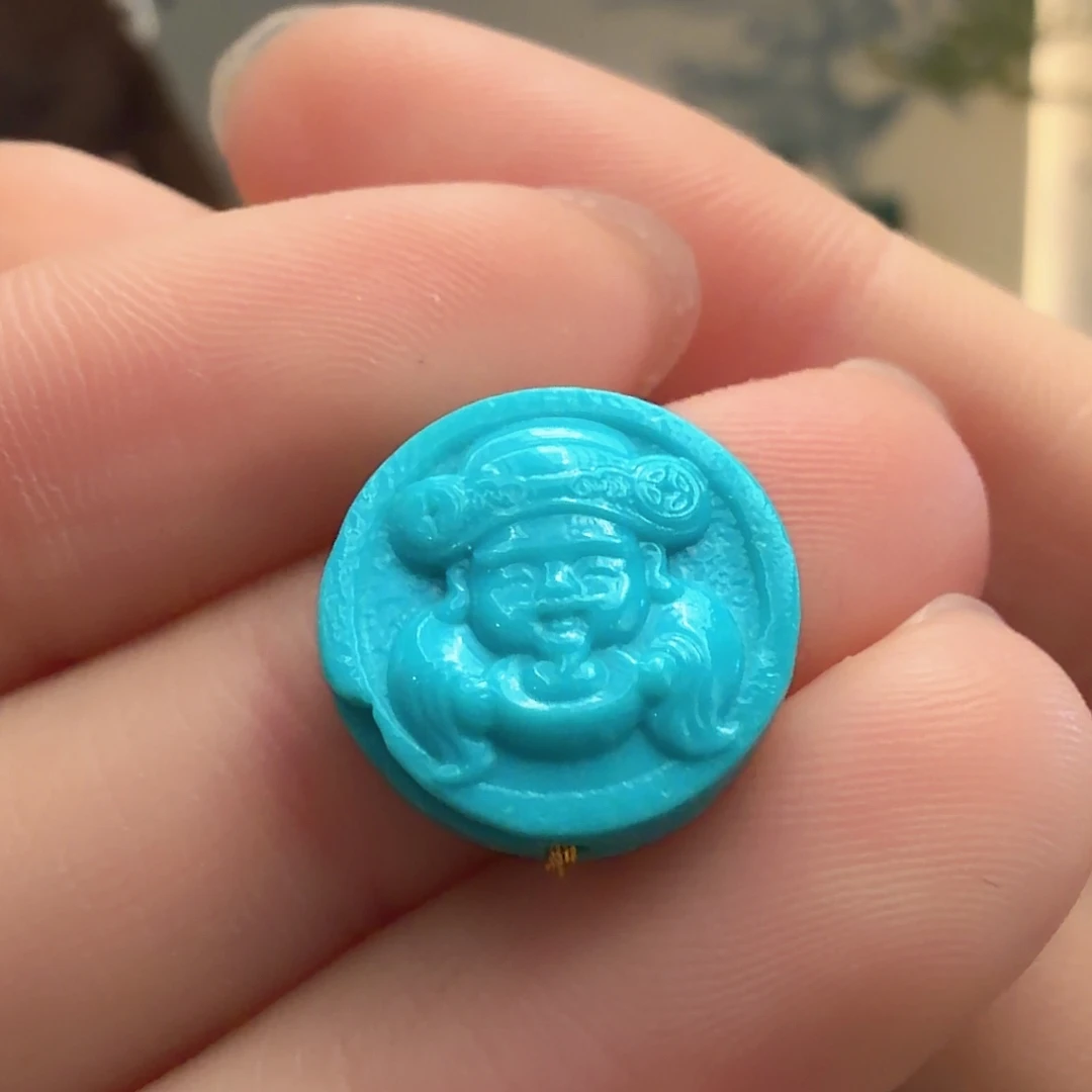 绿松石未镶嵌颈饰