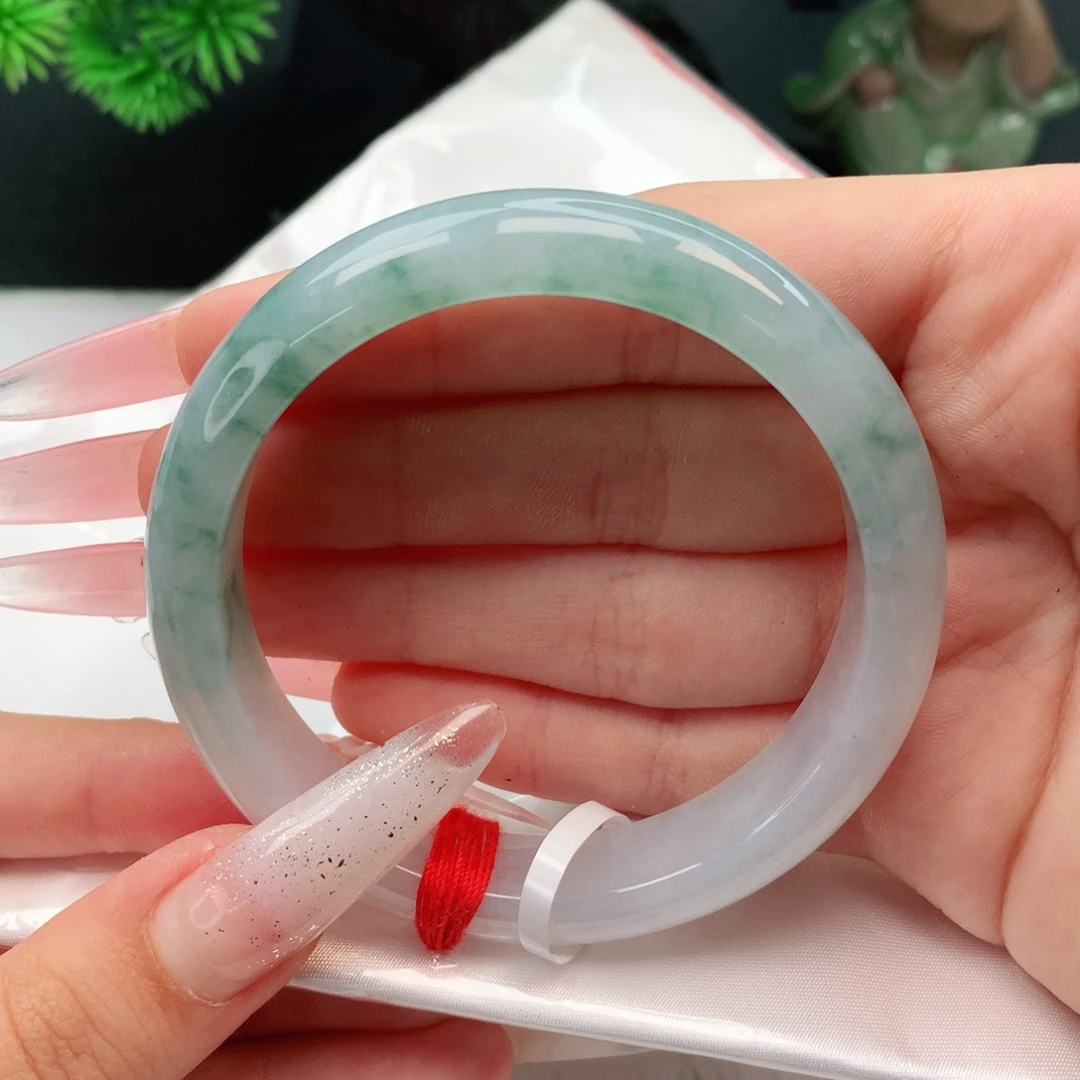 未镶嵌手镯翡翠正圈55