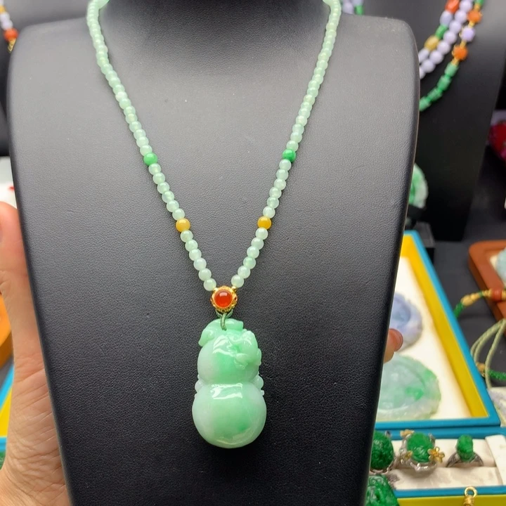 颈饰未镶嵌翡翠翡翠葫芦