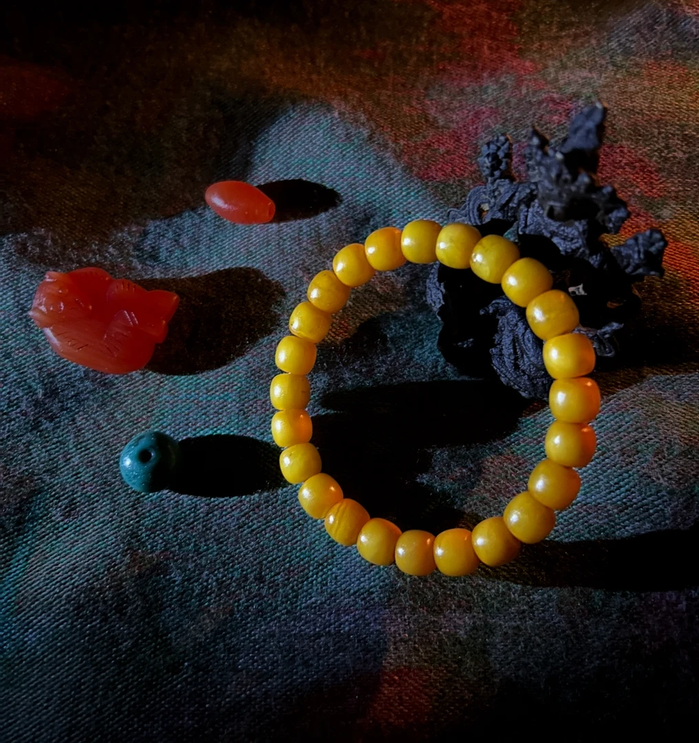 非金属珐琅手链 藏传 老料子 手串（链接仅为展示 勿拍）