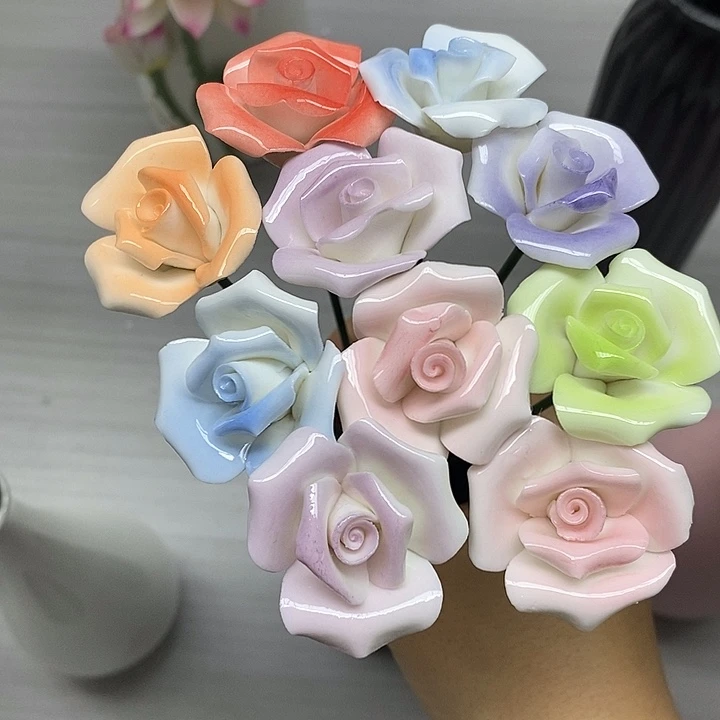 陶瓷陶瓷材料10朵