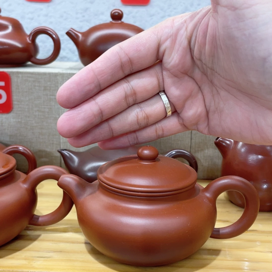 茶壶紫砂120毫升全品一套……仿古精工