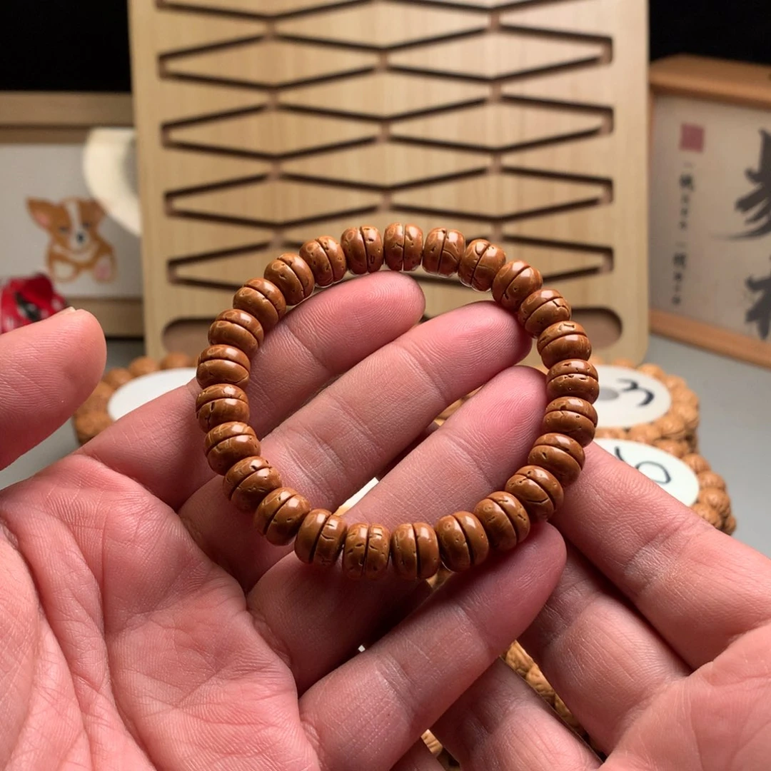 桃核手串【汉堡】1.1小桃核核壁手串