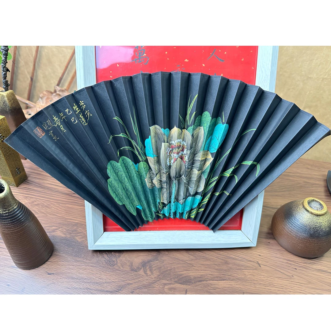 张明老师手绘国画扇面系列（各种尺寸 扇面颜色  画面接受定制）
