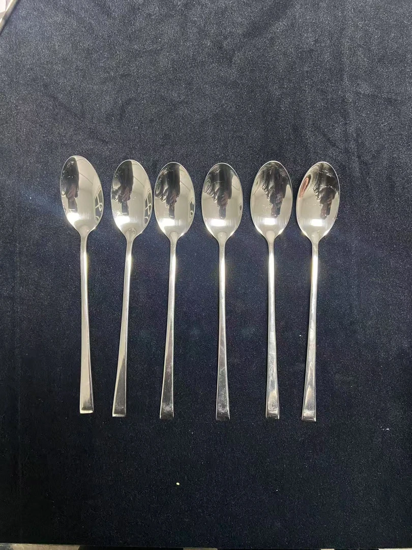源头厂家复古不锈钢餐具出口品质刀叉福利勺子家用长柄汤匙