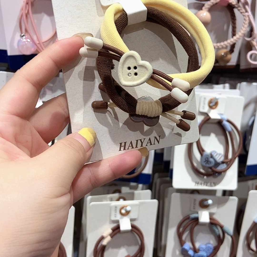 布艺铁合金头绳皮筋