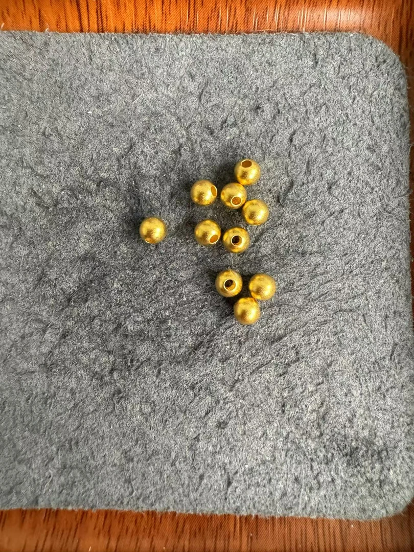 足金999 卡4古法金珠