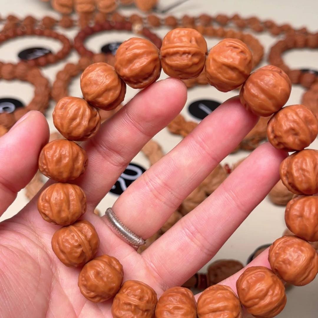 吊坠文玩核桃福***人赤龙