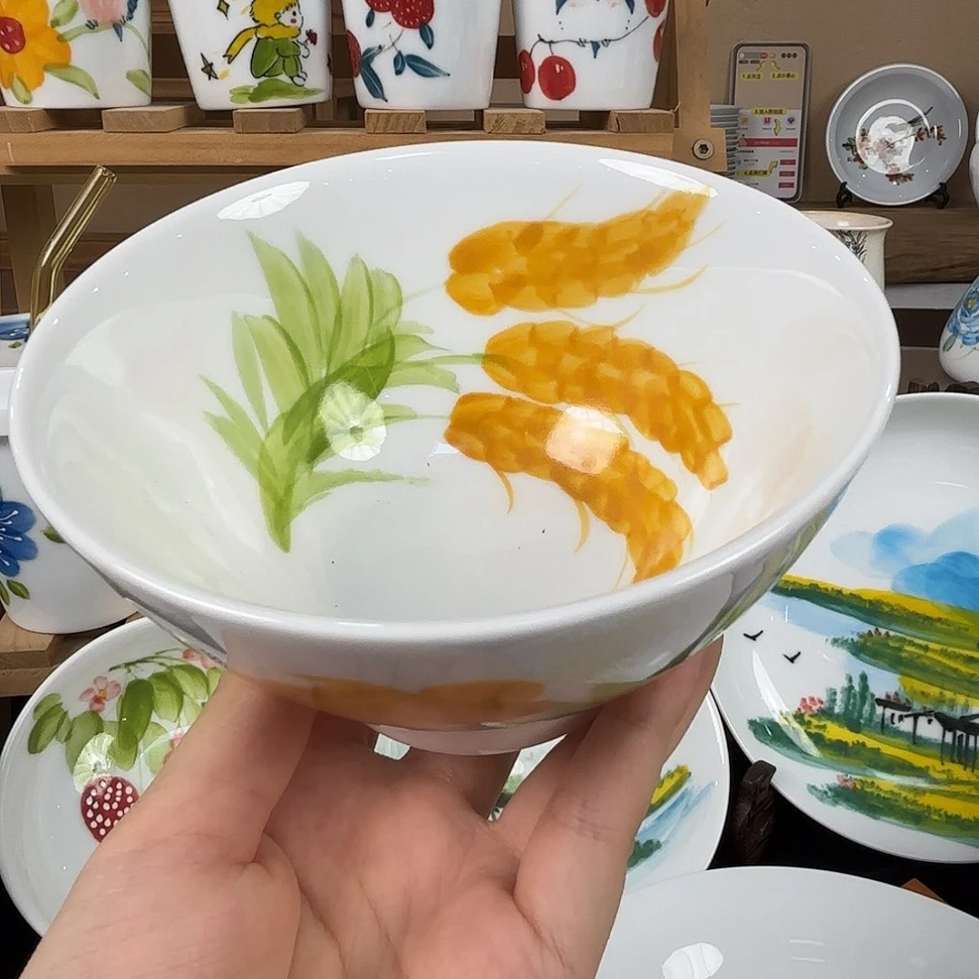 摆件景德镇陶瓷手绘餐具