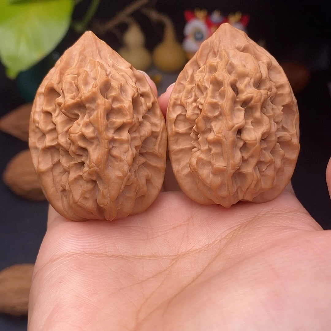 把件文玩核桃剑齿虎全品