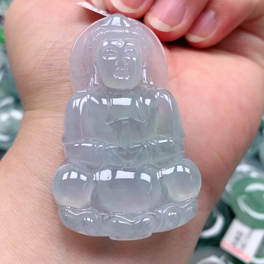 颈饰未镶嵌翡翠天然翡翠