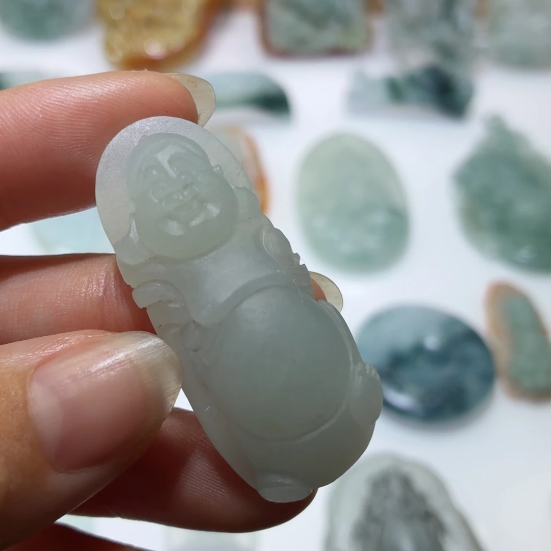 定制翡翠未镶嵌毛货