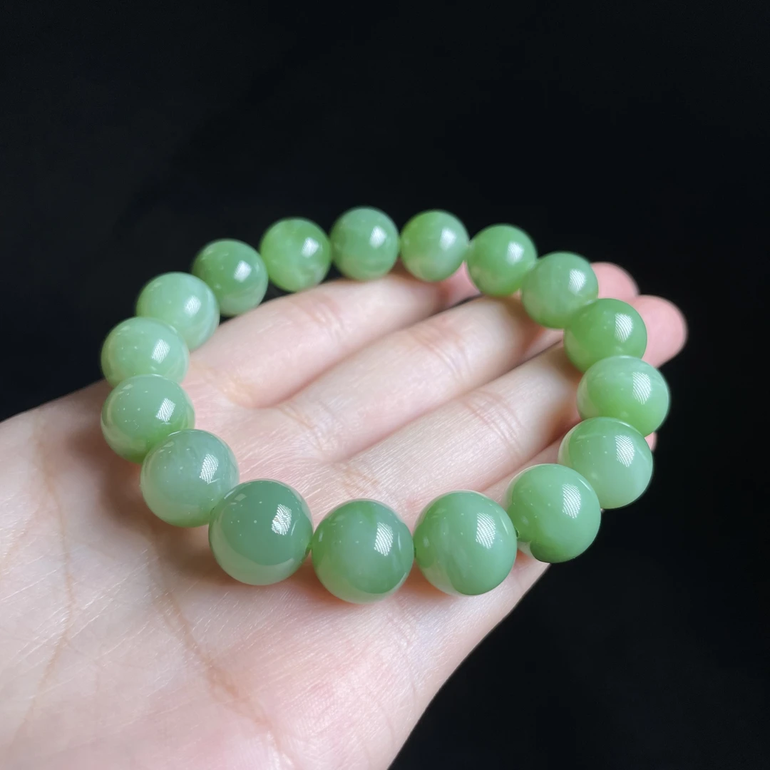 【玉总珠宝】和田玉猫眼手串链首饰贵气礼物多样性发一CAN1200243