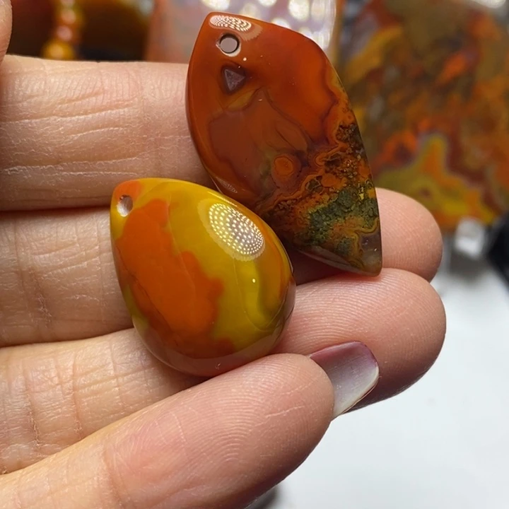 玛瑙/玉髓颈饰未镶嵌用***6