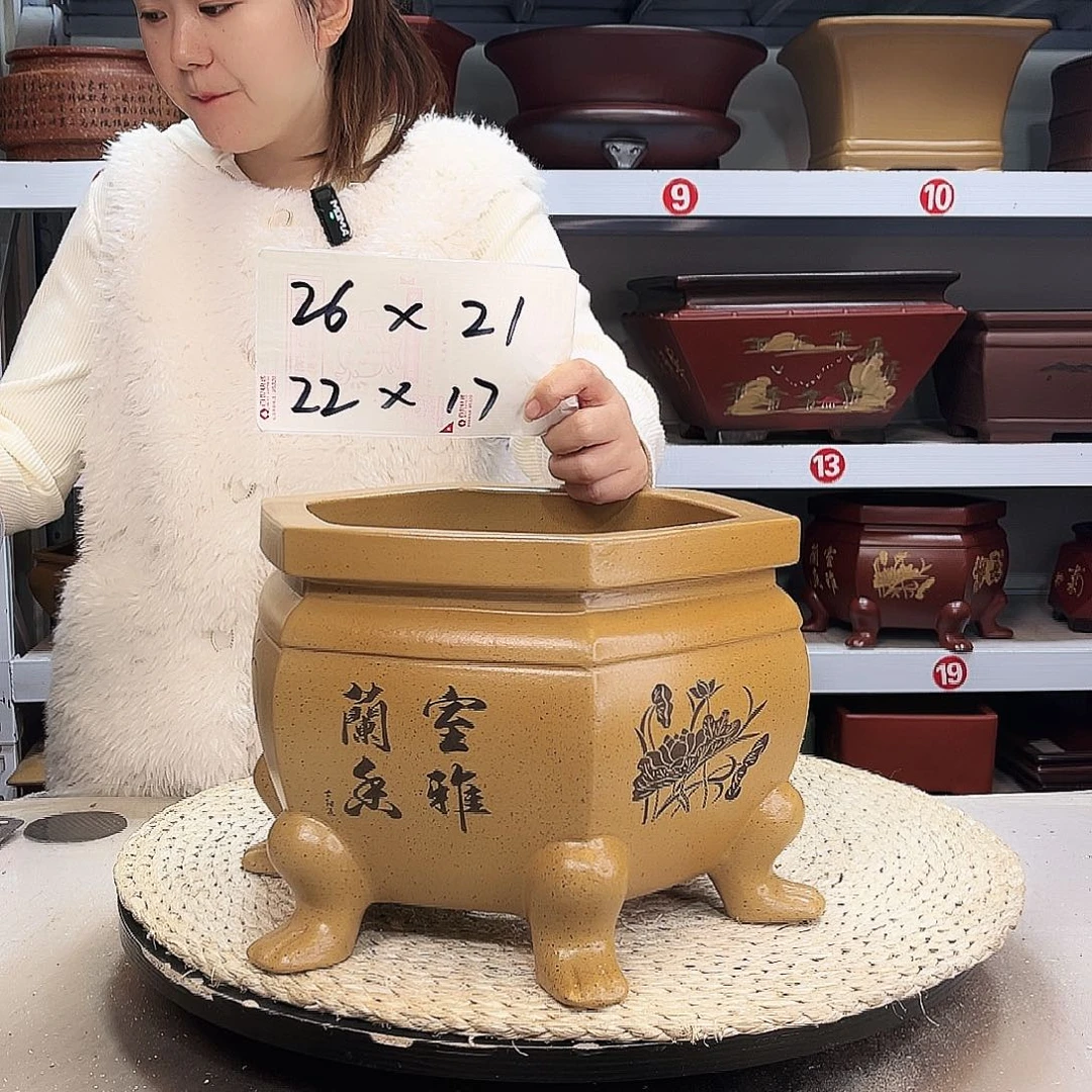 花盆紫砂紫砂花盆