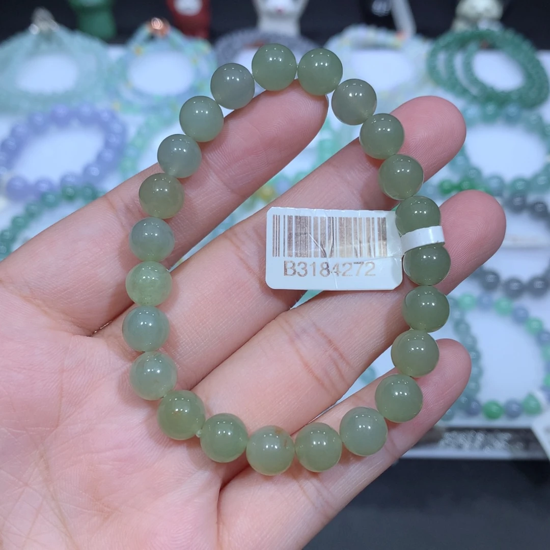 翡翠未镶嵌手串天然