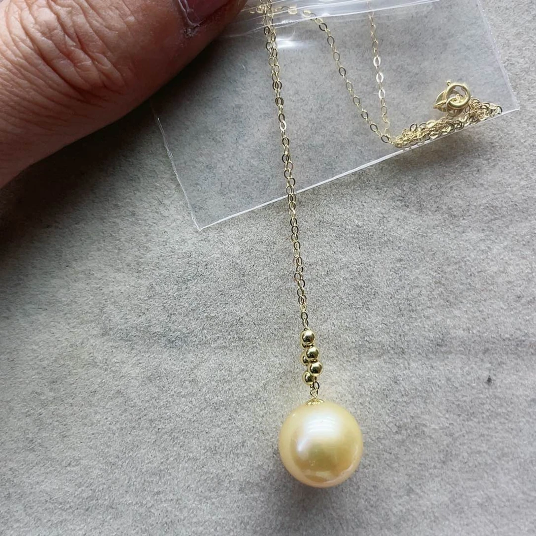 海水珍珠颈饰18K金镶嵌