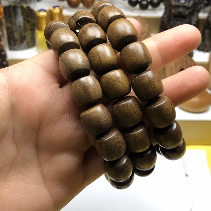 檀香木手串/手链老山檀香阴沉13*14微瑕
