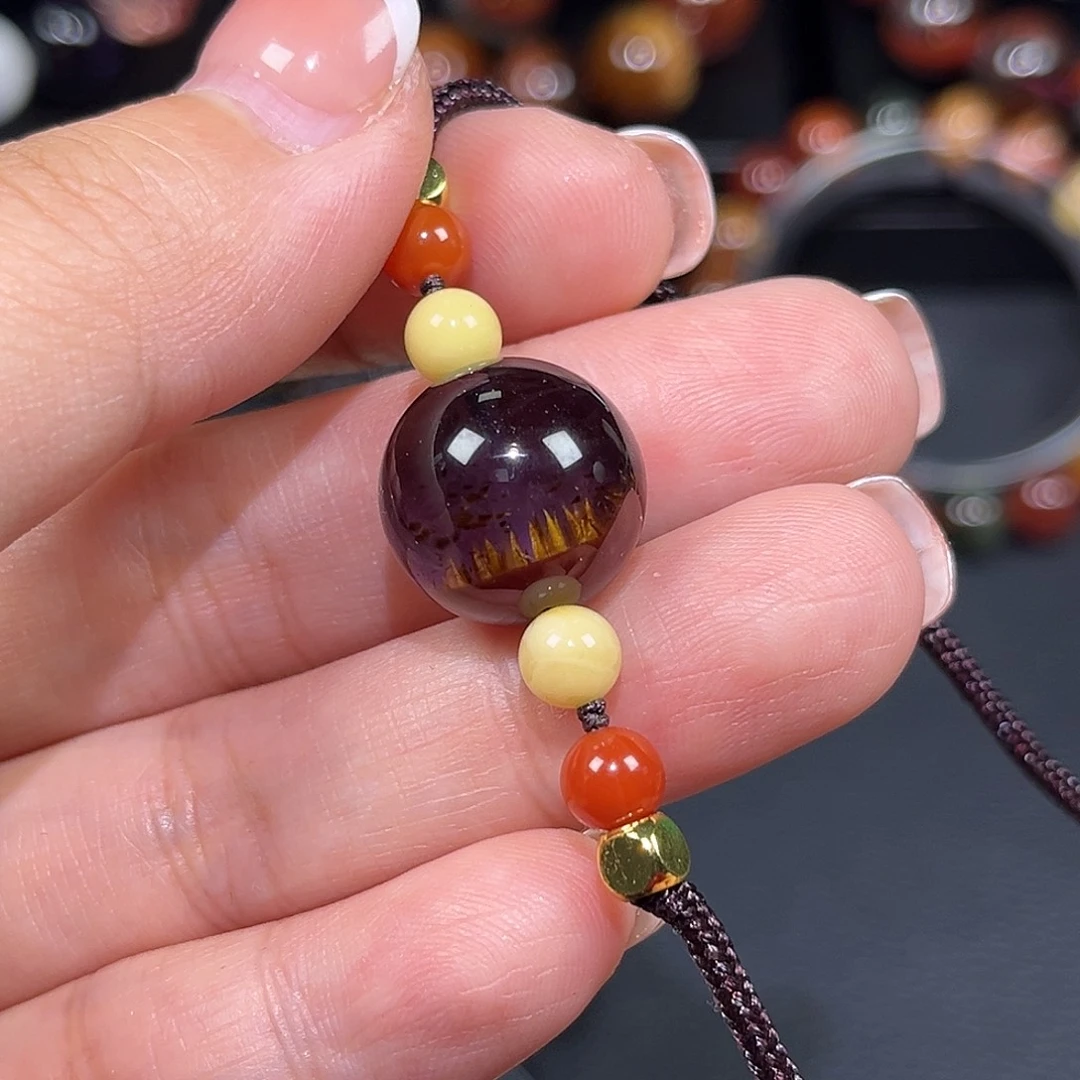 大***白未镶嵌珠宝半成品水晶极光吊坠