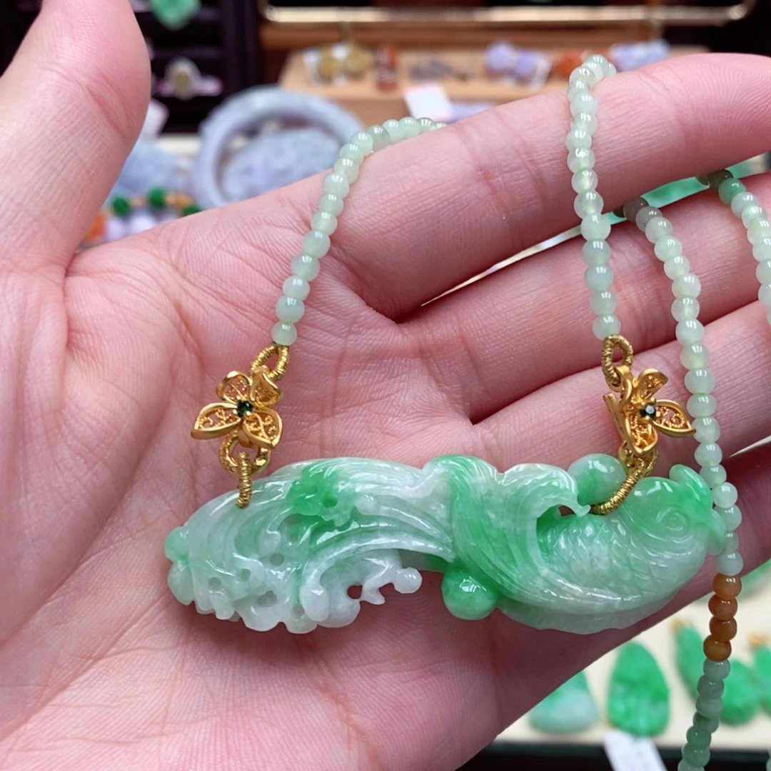 颈饰未镶嵌翡翠翡翠吊坠
