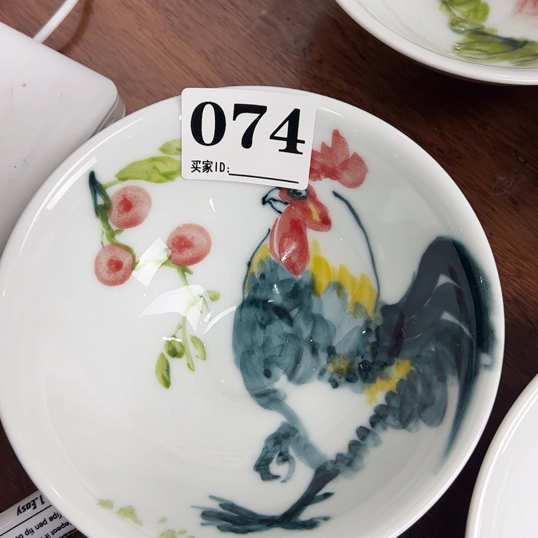 瓷片景德镇陶瓷手工手绘制作