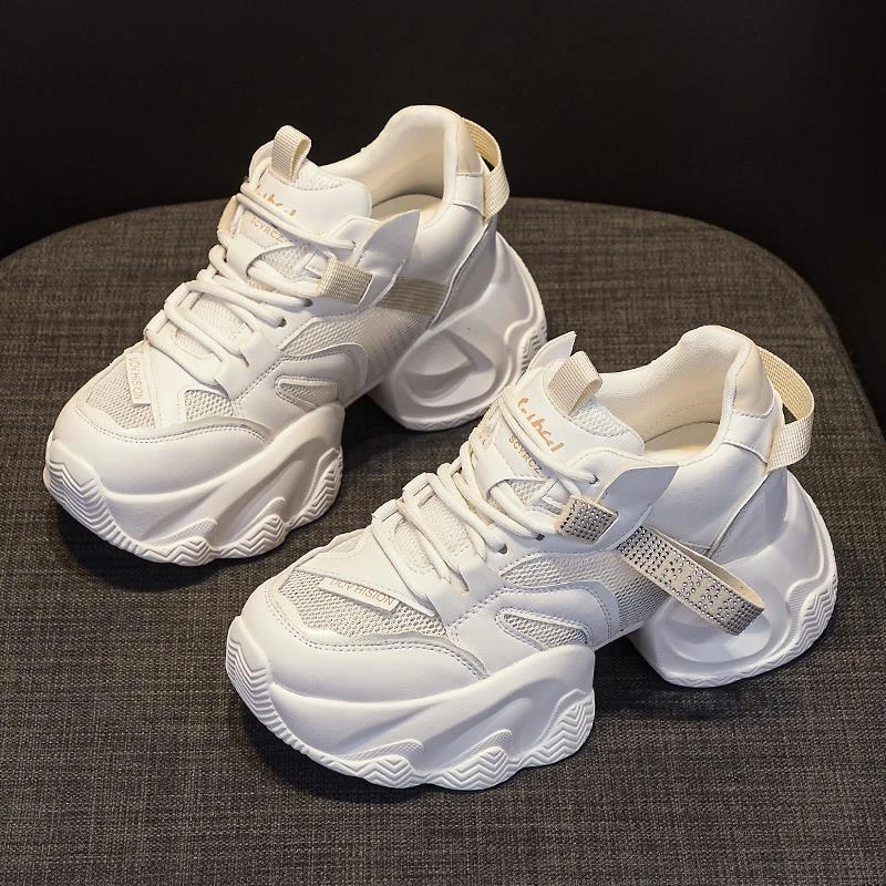 【CBMT旗舰店】厚底老爹鞋女2025新款爆款春夏季网面透气正品运动