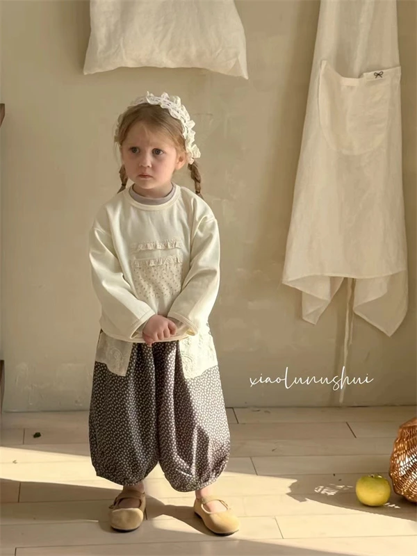 【温婉可人】XLMS.25女童春装新款春季网红套装组合HD221（汉服）