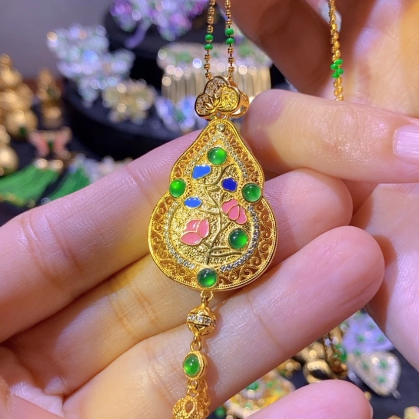 【闪购商品】银S925镶嵌挂件翡翠