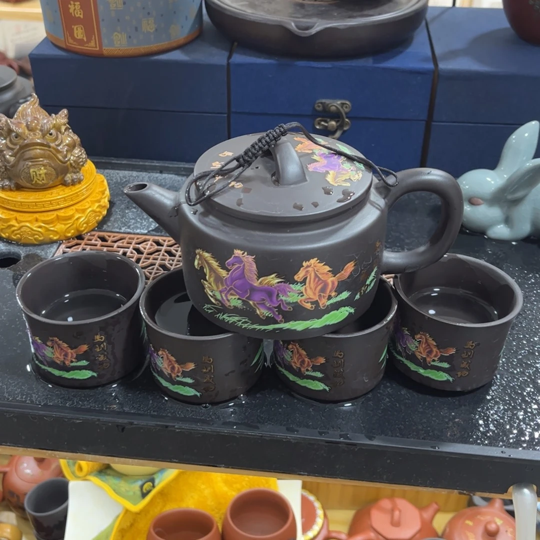 茶杯紫砂紫砂壶一壶4杯