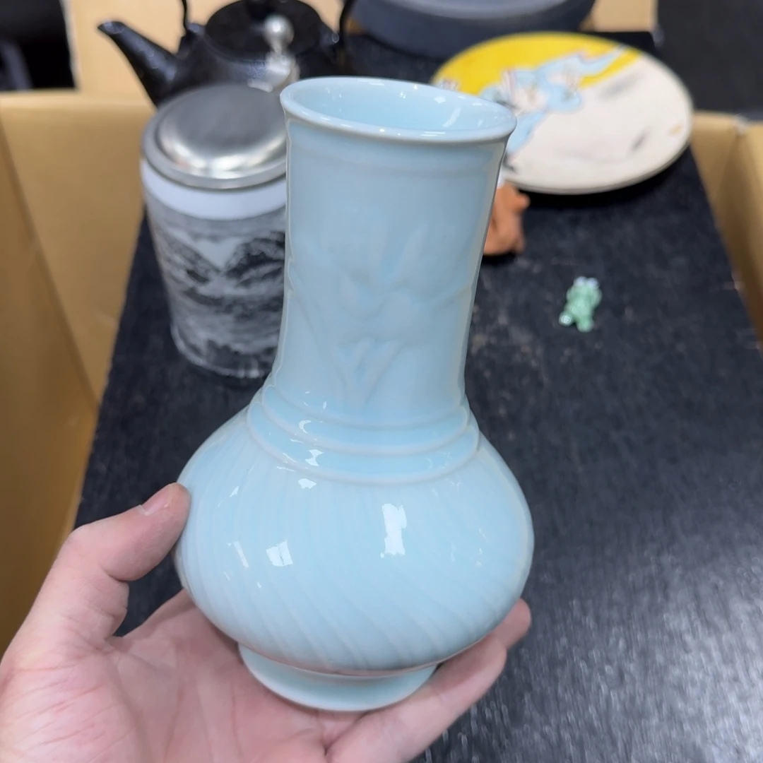 陶瓷日本中古工艺品摆件