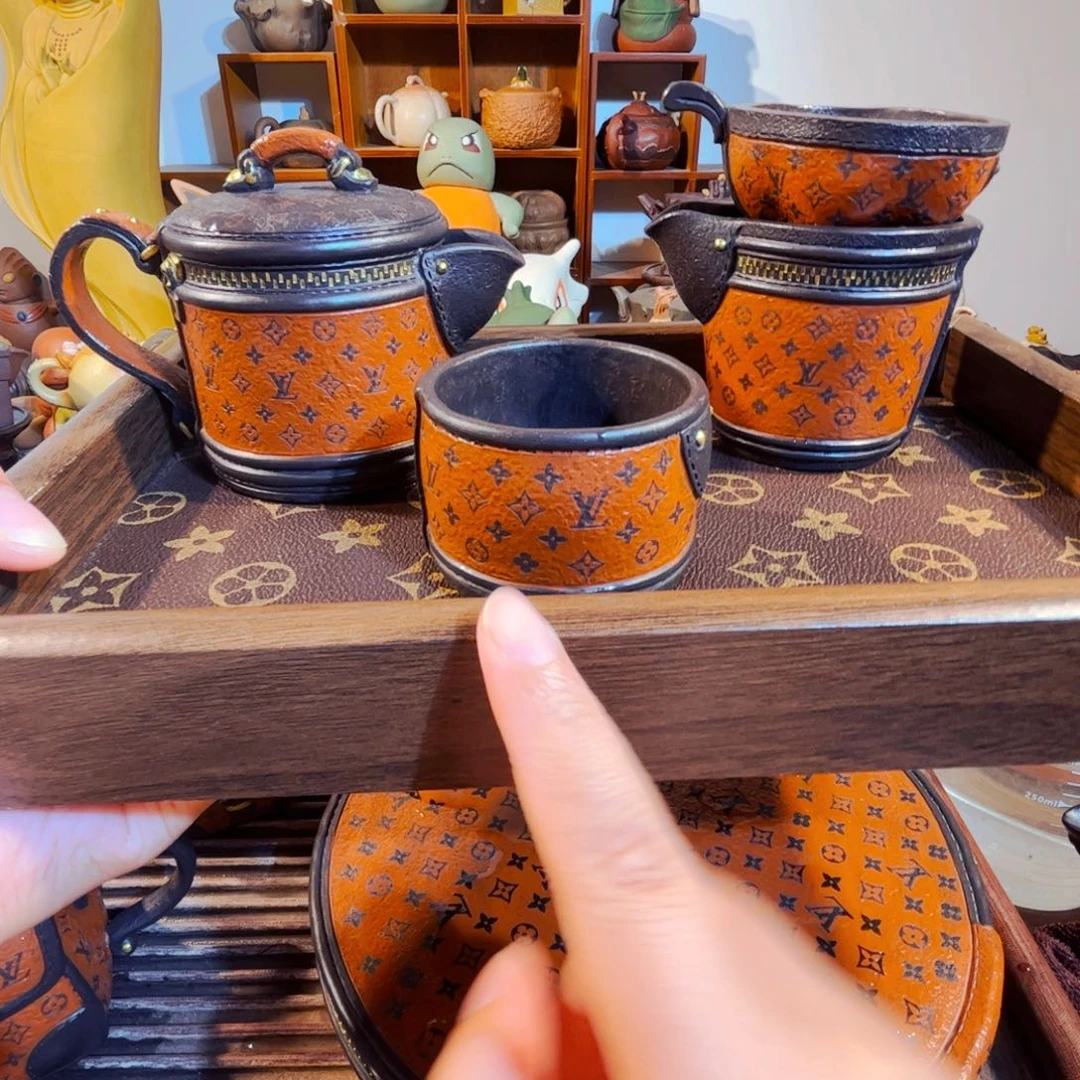 明***麻紫砂茶叶盒纯手工制作过程就是