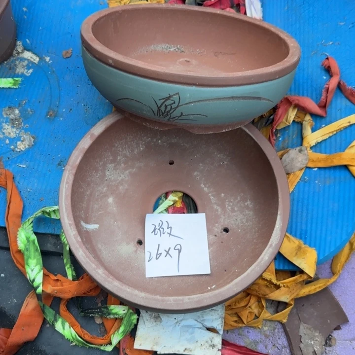 紫砂花盆特价清仓