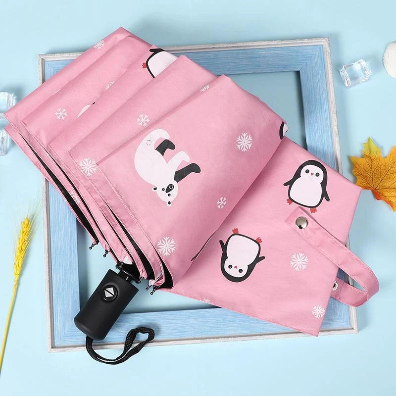 品牌折扣小清新晴雨两用折叠伞男女太阳伞可爱水果遮阳全自动雨伞