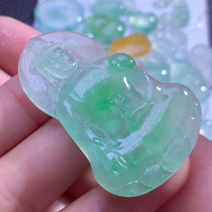 翡翠未镶嵌颈饰缅甸翡翠