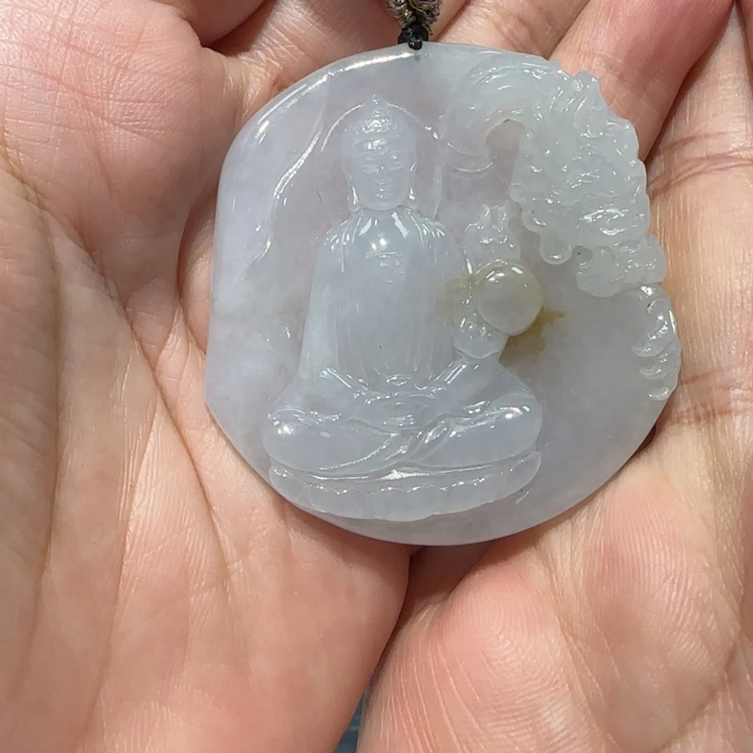 翡翠未镶嵌颈饰..