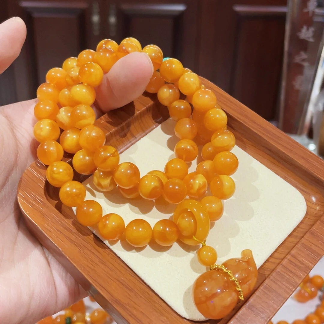 蜜蜡未镶嵌手链手串