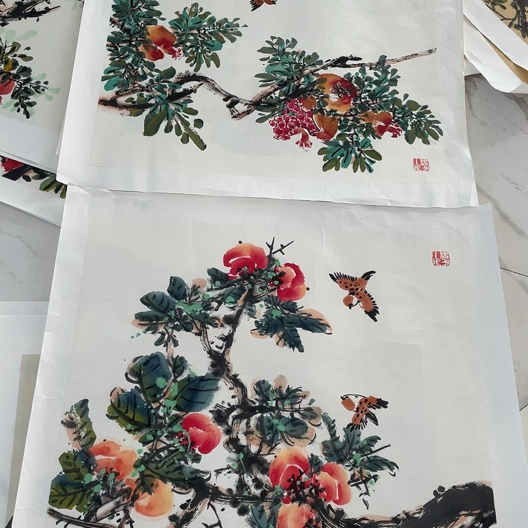 国画国画作品手绘作品