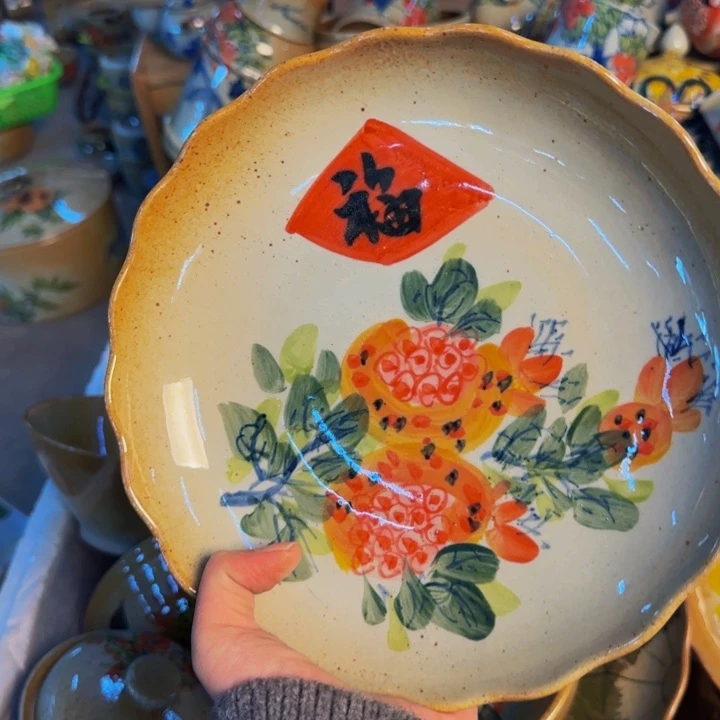 瓷片景德镇陶瓷手工手绘