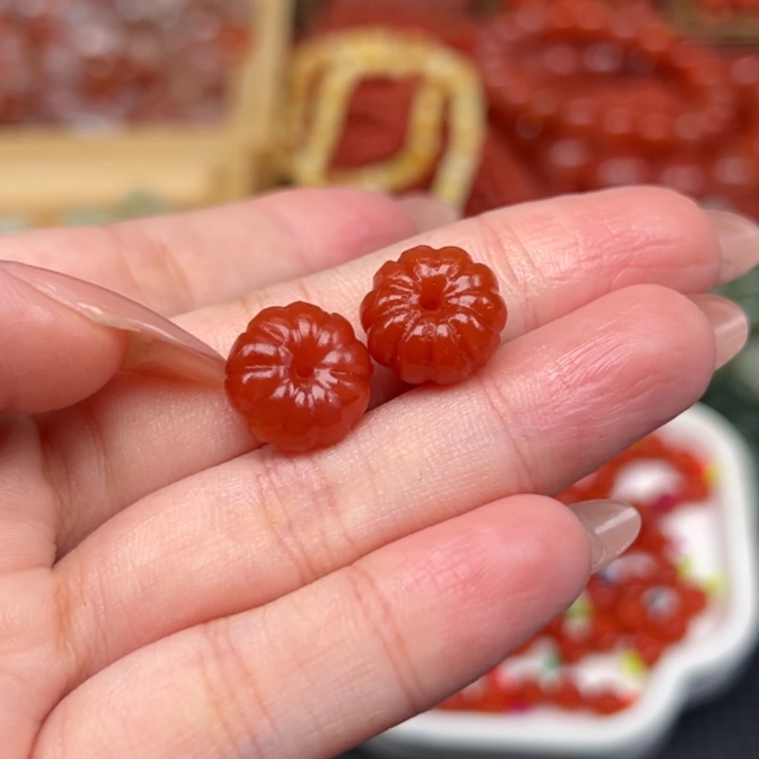 一***。南红玛瑙未镶嵌吊坠(不含链)