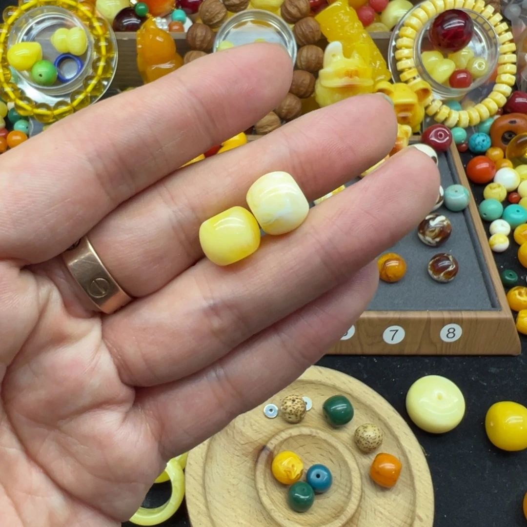 琥珀未镶嵌颈饰配饰