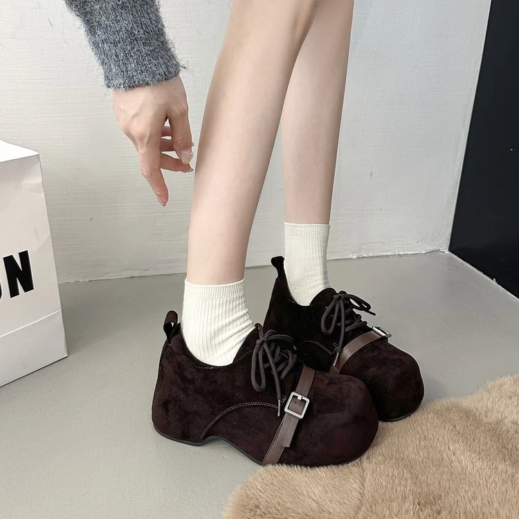 小个子增高厚底勃肯鞋2025新款秋季鞋子时尚百搭复古丑萌休闲女鞋