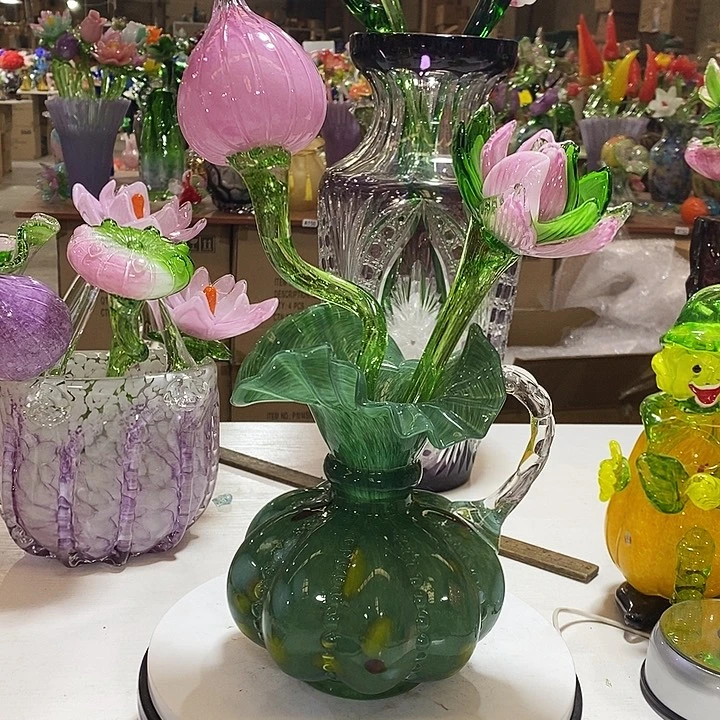 两只花加瓶高35厘米