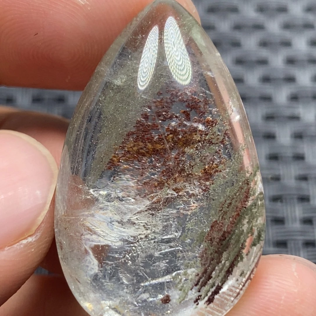 水晶颈饰未镶嵌执**心