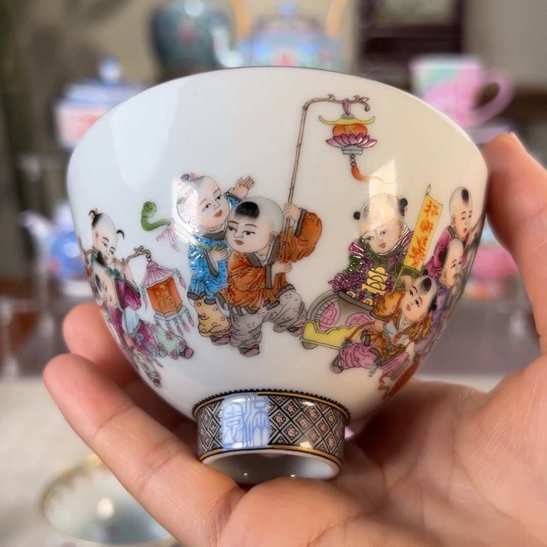 纯手工手绘 高端茶器