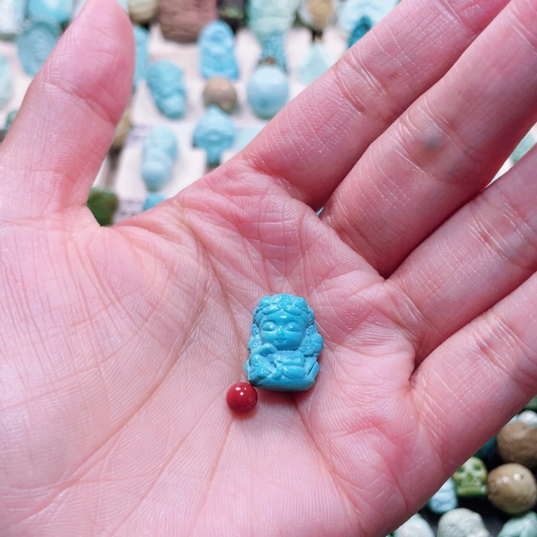 汉***乐未镶嵌配饰南红玛瑙