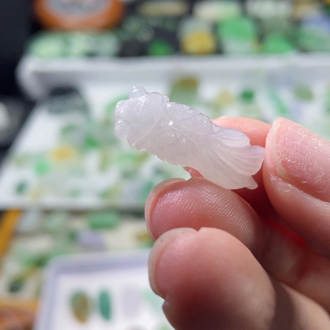 未镶嵌定制翡翠毛货