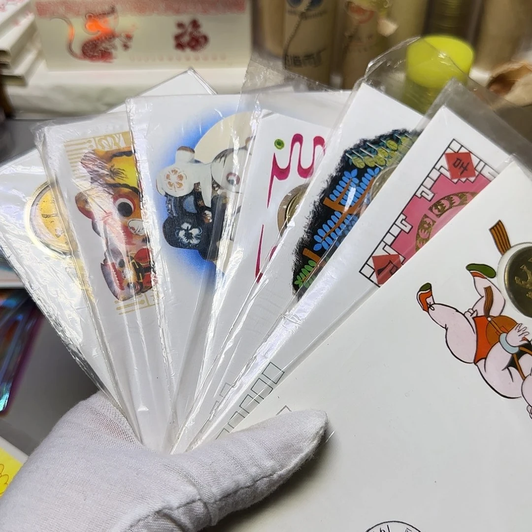 其他普通金属一轮铜章首日封7枚