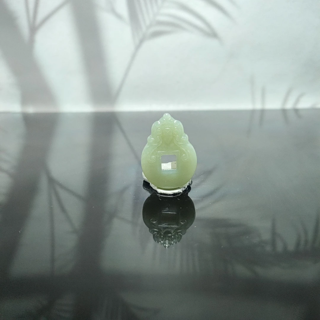 N和田玉招财进宝吊坠2202